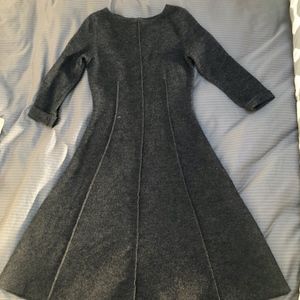 Hobbs gray wool dress